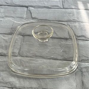 Pyrex vintage clear glass lid replacement